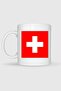 Switzerland Flag B Printed Mug Cup - 2