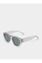 Solid Round Sunglasses