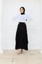 Elastic Waist, Ruffle Detailed, Lined Premium Skirt - 3