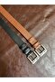 2-Pack Lend Lia Silver Model Buckle Jacket Belt Dress Belt Trouser Belt