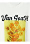 Peak New Season Van Gogh Printed 100% Cotton Women's T-Shirt - 7