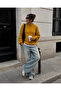 Women's Crew Neck Oversize Basic Knitwear Sweater - 2