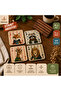 Wooden Coasters with Gift Stand, Set of 4 |   3 mm Mdf Uv Printed Decorative Coffee & Tea Coaster - 2