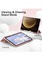 Case for Samsung Galaxy Tab S9 FE+ / S9 FE Plus 12.4-Inch – Soft TPU Tri-Fold Stand Protective Cover with S Pen Holder, S Pen Charging Support, Auto Wake/Sleep (Rose Gold) - 6