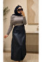 Hijab Ankle-Length Pleated Skirt That Doesn'T Require Ironing, Black Color - 2