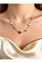Evil Eye Beaded Chain Necklace - Minimalist - 4