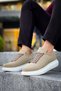 Jy814 Axel Lace-Up Suede Men's Casual Sneaker Shoes Sbt Cream - 2