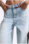 Women's Ice T-12S6-3 Super Baggy Fit Heart Detailed Design Denim Jean - 4