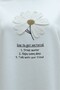 Floral Embroidered Crew Neck Combed Cotton Tunic -White - 6
