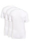 Men's t-shirt vest White 100% super combed cotton jersey fabric | BX203 | Pack of 3 - 3