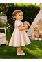 Baby Girl Princess Dress with Removable Rose Brooch Special Occasion, Birthday - 4