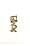 R Letter Gold Italian Charm