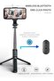 Bluetooth Extendable Selfie Stick with Led Light Wireless Remote and Tripod Stand 104cm for All iPhone and Android Smartphone - 4