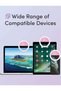 Mini Clip-on Smartphone Selfie Ring RGB LED Light Beauty Lamp Built-in Rechargeable Battery For Smartphones - 4