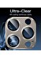 Camera Lens Protector for iPhone 15 Pro/Pro Max, 9H Tempered Glass, Matte Metal Plate - 4