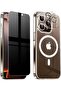 iPhone 16 Pro Clear Magnetic Privacy Case with Built-In Screen Protector & Camera Guard