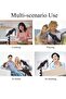 iPad and Mobile Phone Tripod Stand, Height Adjustable 20-60 Inch with 360 Degree Rotating Tablet Holder - 4