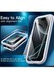 5-in-1 Case for iPhone 16 Pro Max (6.9-Inch) - Includes 2 Tempered Glass Screen Protectors & Camera Lens Protectors, Non-Yellowing Shockproof Bumper Cover - Clear - 7