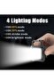 Keychain Light - Rechargeable Flashlights, 4 Modes Mini Flashlight with Folding Bracket Bottle Opener - 3