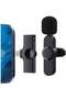 Mini Lavalier Microphone Clip-on Omnidirectional Mic Transmitter Receiver D11087-1—JA Black - 4