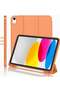 Compatible with iPad 10th Generation Case 10.9 Inch 2022 with Pencil Holder, Slim Trifold Stand Protective Cover
