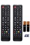 (Pack of 2) Universal Remote Controls for Samsung TV, Replacement for Samsung Smart TV - LED LCD TV HDTV QLED SUHD UHD 4K 3D – With Battery