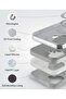 Apple iPhone 17 5G 2025 Soft Liquid Silicone Case Cover (Model MCRPSN) in Sleek Grey - 4