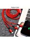 3-in-1 Multifunctional Charging Cable (1.2M) – Nylon Braided USB to Type-C/Micro-USB/Lightning - 2