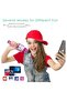 Wireless Bluetooth Karaoke Microphone for Kids, 5-in-1 Portable Handheld Karaoke Mic Speaker Player Recorder - 4