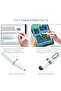 Active Stylus Pen White/Black 1.45mm fine Tip for iPad iPhone Samsung Tablets iOS Android - 3