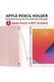 iPad 9th/8th/7th Gen Case (10.2-Inch) w/ Pencil Holder, Slim TPU Stand (Light Pink) - 3