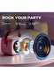 Mini Karaoke Machine for Kids and Adults, Portable Bluetooth Speaker with 2 Wireless Microphones - 3