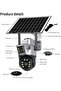 V380 Pro Dual-Lens Solar Security Camera – 4G Wireless, Pan-Tilt Control, AI Tracking, Full-Color Night Vision, Motion Alerts, IP66 Waterproof Outdoor Surveillance, Black - 2