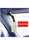 Sun Visor Car Cell Phone Holder, 360 Rotating Car Mount Support Clip Bracket, Adjustable Arm - 3