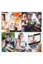 LED Circle Phone Light for Laptop Camera - Selfie Ring Lights for Photography Video, Clip-On Rechargeable Mini Light for Zoom Call and Selfie - 5