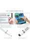 Active Stylus Pen White/Black 1.45mm fine Tip for iPad Apple iPhone Samsung Tablets, iOS/Android - 3