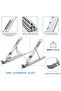 Aluminum Laptop Stand Adjustable Laptop Holder for Desk Foldable Computer Stand 7 Angles Anti-Slip Portable Riser - 4