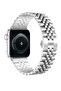 Replacement Band Compatible with Apple Watch 45mm,Stainless Steel Solid Strap Metal Bracelet for Apple Watch Series 7/ - 2