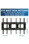 Tilting TV Wall Mount Bracket For Samsung Sony Vizio LG Panasonic TCL Element 32-65 Inch TVs - 3