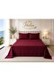 Ranforce Non-Elastic Sheet Set Double Size Raw Cotton Pillowcase Included 4 Corner Apara Stitched 220*240 cm