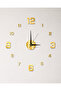 Wall Clock Decorative Adhesive Diy, Silent 3D DIY Clock - 2