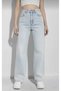 Denny Buz Snow Flexible Wide Leg High Waist Jean Loose Fit Comfortable Cut Denim Trousers
