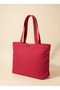 Minimalist Dusty Rose Canvas Tote Bag - 3
