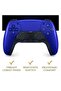 DualSense Wireless Controller Cobalt Blue for PS5 – Wireless Gaming Controller with Adaptive Triggers, Haptic Feedback & Built-in Microphone - 5