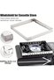 Portable Dual Fuel Gas Stove 2.8KW Butane Camping Cooker with Carry Design and Safety Lock - 4