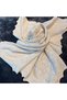 Baby Girl Knitted Blanket 100X100 - 100% Natural Cotton Washed Fabric - Beige - 6