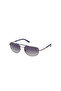 Shiny Gunmetal Polarized Metal Male Sunglasses
