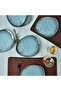Msa Shop Reactive Turquoise Trior Paste Plate 23 cm 6 Pieces 19013 931845 - 3