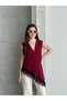 Lace Detailed Asymmetrical Vest - 2