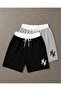 New Identity Ni Printed 2-Pack Men'S/Women's Summer Comfortable Fit Casual Shorts/Bermuda